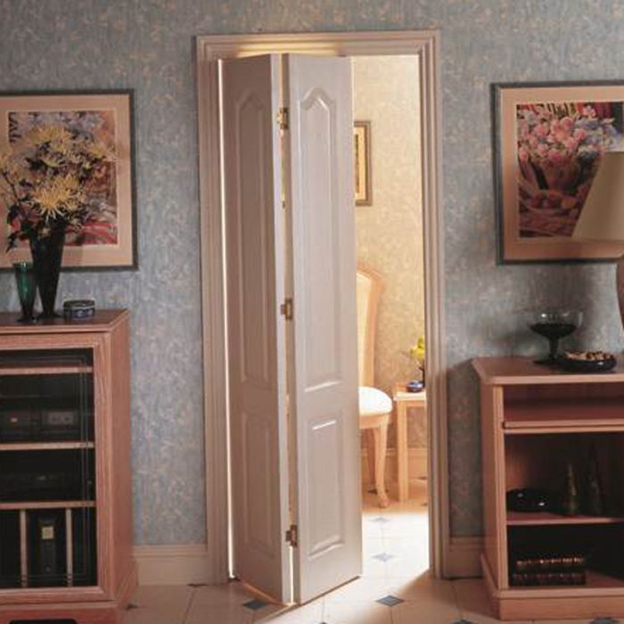 80" Classique Hollow Core Textured Bifold 2 Door