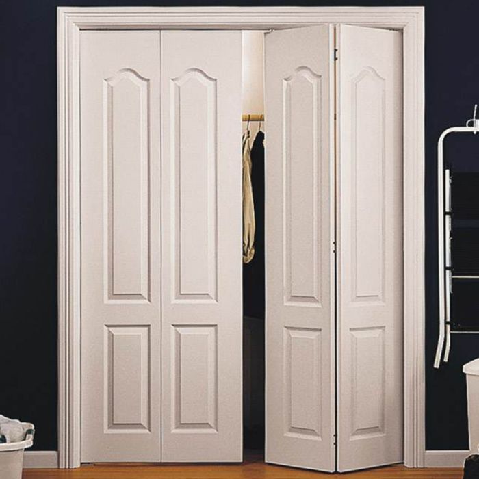 80" Classique Hollow Core Textured Bifold 4 Door