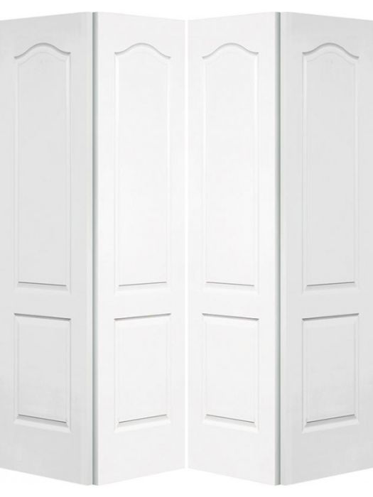 80" Classique Hollow Core Textured Bifold 4 Door