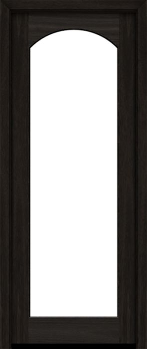 96" Mahogany Clearwater 1 Lite Single Door | HVHZ Impact