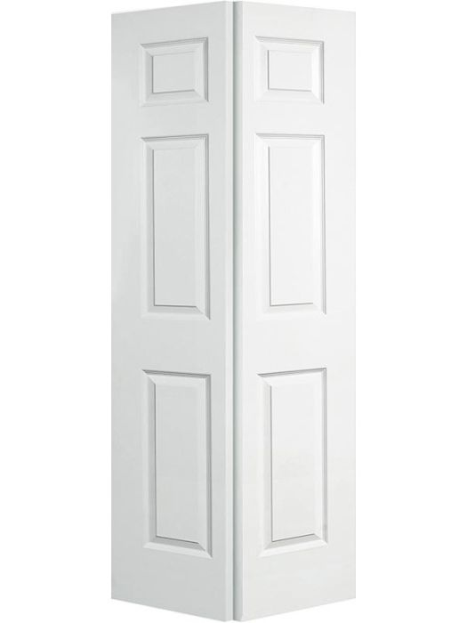 80" Colonist Hollow Core Textured Bifold 2 Door