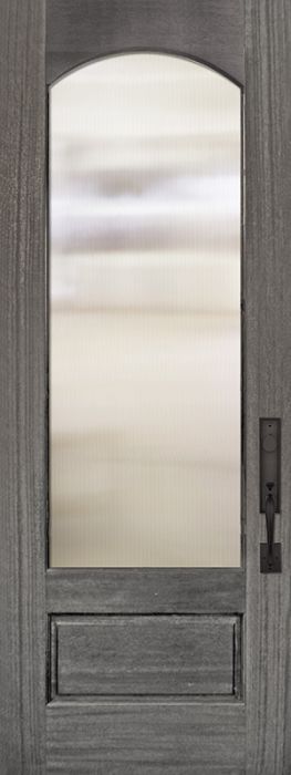 36" x 96" Arch 3/4 Lite DoorCraft Mahogany Door