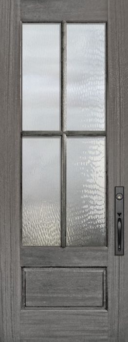 96" 3/4 Lite 4 Lite SDL DoorCraft Mahogany Door