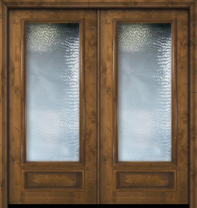 36" x 80" Double 3/4 Lite Estancia Alder Door
