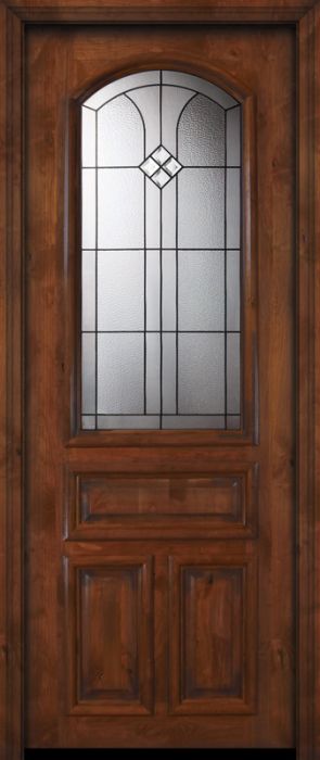 36" x 96" Arch Lite Cantania Alder Door