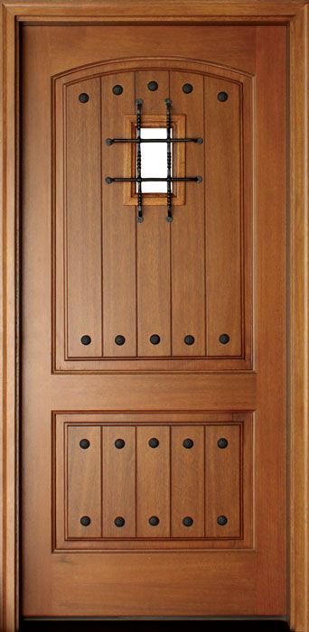 80" Mahogany Decatur Hendersonville Single Door w Speakeasy