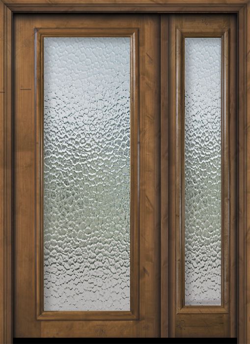 36" x 80" Full Lite Estancia Alder Door /1side