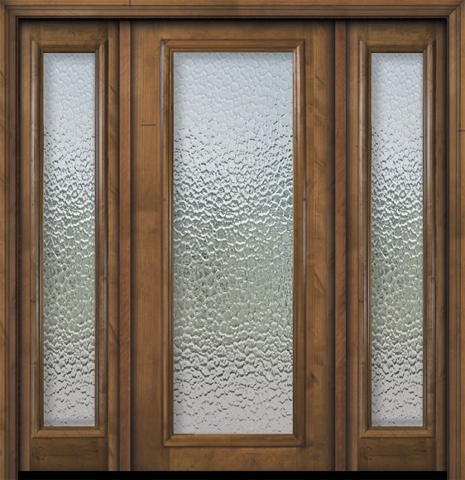 36" x 80" Full Lite Estancia Alder Door /2side