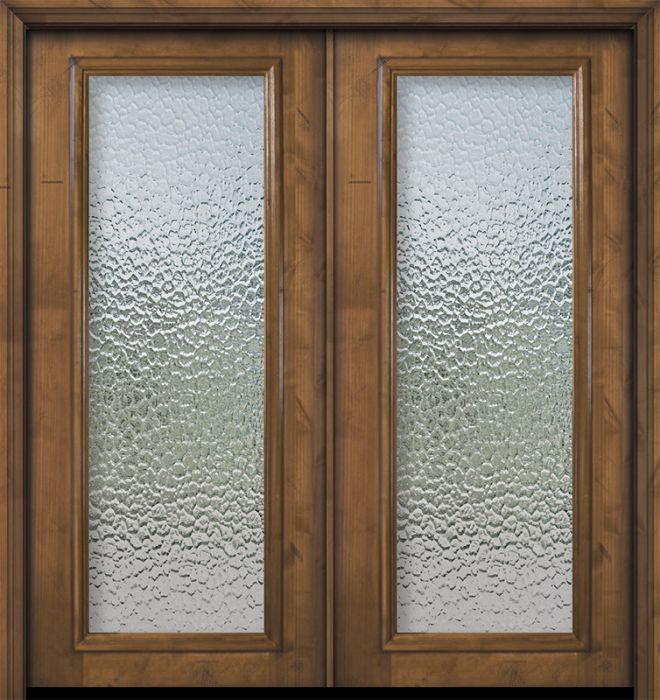 36" x 80" Double Full Lite Estancia Alder Door