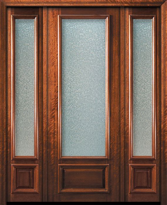 42" x 96" 3/4 Lite Portobello Mahogany Door /2side