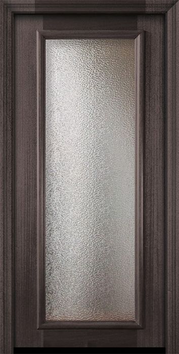 80" Full Lite Portobello Mahogany Door