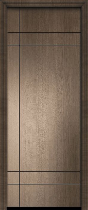 96" Inglewood Mahogany Contemporary Door