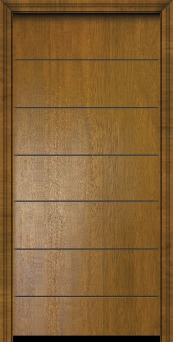 80" Westwood Mahogany Contemporary Door