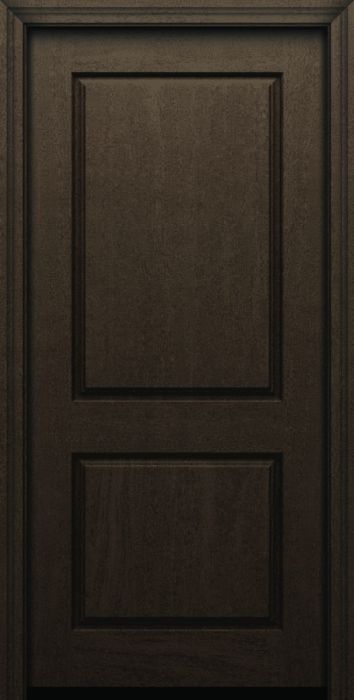 Impact 80" 2 Panel Rustic Fiberglass Single Door