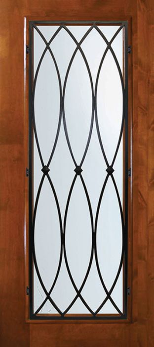 36" x 80" Full Lite La Salle Alder Door