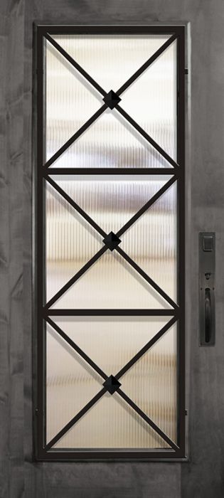 36" x 80" Full Lite Republic Estancia Alder Door