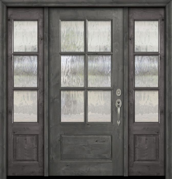 80" 2/3 Lite 6 Lite SDL Estancia Alder Door /2side