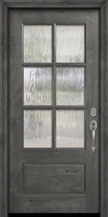 80" 2/3 Lite 6 Lite SDL Estancia Alder Door