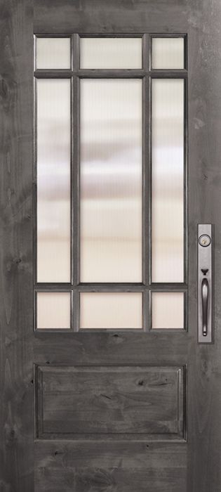 80" 2/3 Lite Marginal 9 Lite SDL Estancia Alder Door