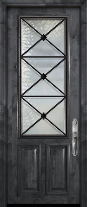 36" x 96" 2/3 Lite Republic Estancia Alder Door