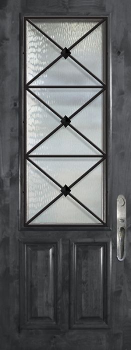 36" x 96" 2/3 Lite Republic Estancia Alder Door