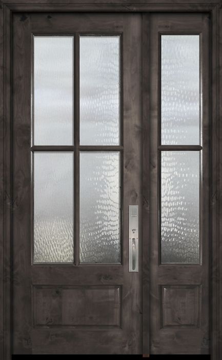 96" 3/4 Lite 4 Lite SDL Estancia Alder Door /1side