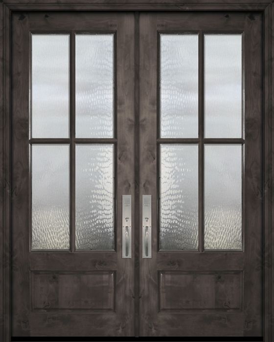96" Double 3/4 Lite 4 Lite SDL Estancia Alder Door