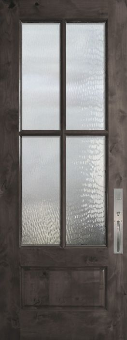 96" 3/4 Lite 4 Lite SDL Estancia Alder Door