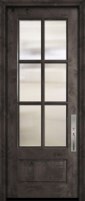 96" 3/4 Lite 6 Lite SDL Estancia Alder Door