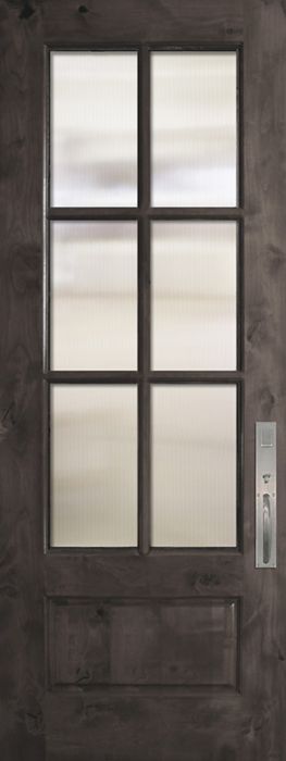 96" 3/4 Lite 6 Lite SDL Estancia Alder Door