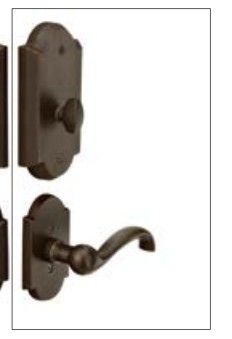 Sandcast Bronze Style Electronic Keypad Entry Set