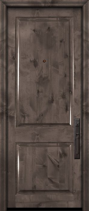 96" 2 Panel Estancia Alder Door