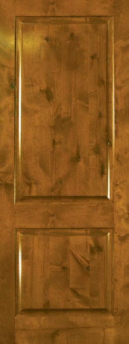 42" x 96" 2 Panel Estancia Alder Door
