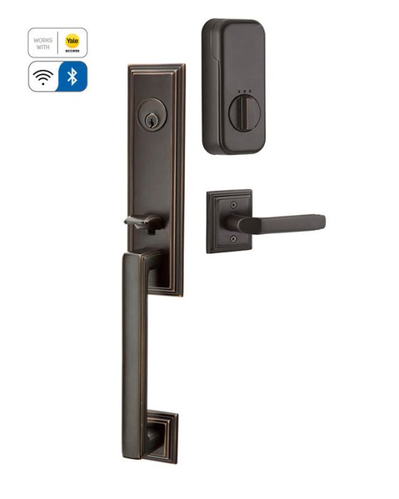 Wilshire Tubular Entry Set with EMPowered Motorized Smart Lock Upgrade