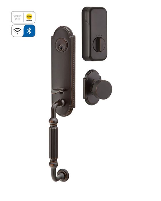 Orleans Tubular Entry Set with EMPowered Motorized Smart Lock Upgrade