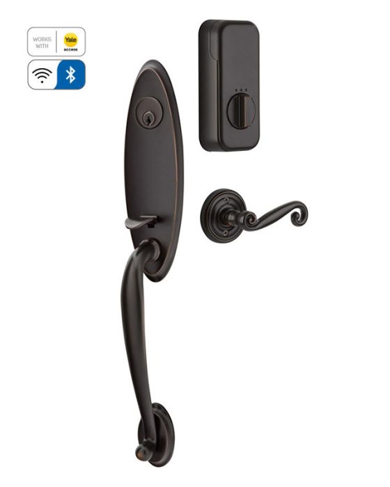 Marietta Tubular Entry Set with EMPowered Motorized Smart Lock Upgrade