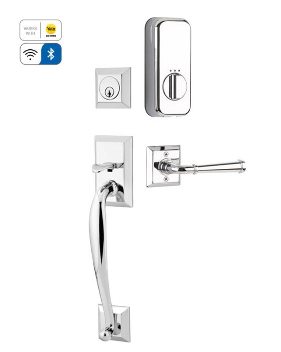 Franklin Tubular Entry Set with EMPowered Motorized Smart Lock Upgrade