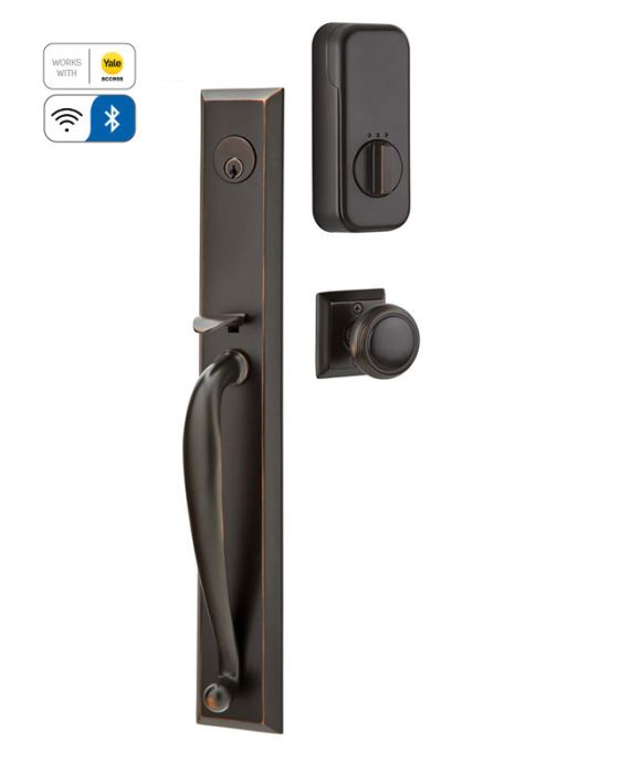 Jefferson Tubular Entry Set with EMPowered Motorized Smart Lock Upgrade