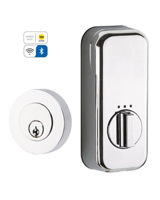 Modern Disc Deadbolt with EMPowered Motorized Smart Lock Upgrade