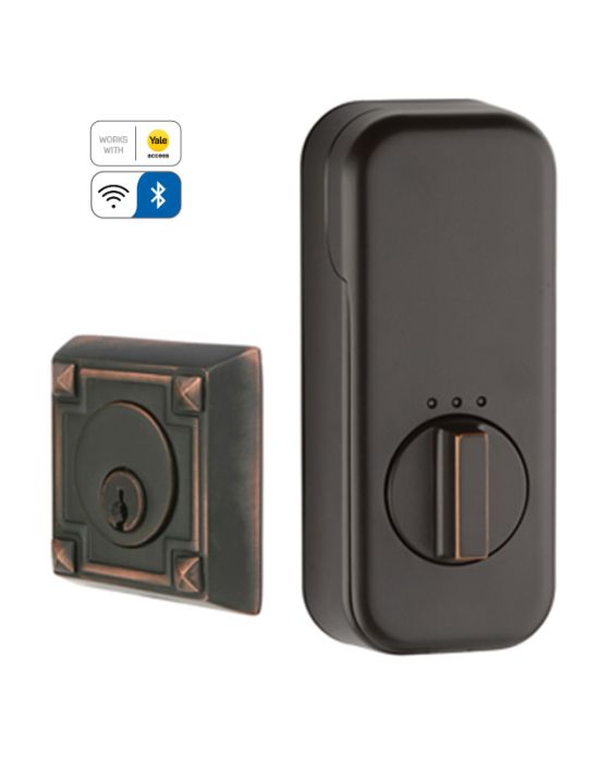 Arts & Crafts Deadbolt with EMPowered Motorized Smart Lock Upgrade