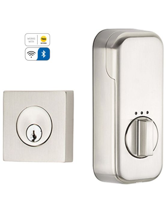 Square Deadbolt with EMPowered Motorized Smart Lock Upgrade