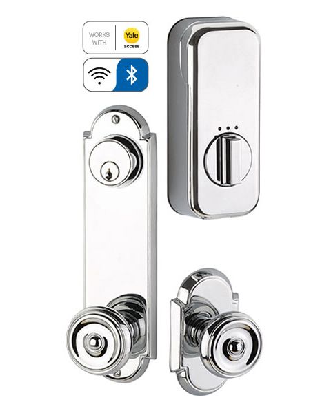 Delaware 5-1/2" Center to Center Keyed Single Cylinder Sideplate with EMPowered Motorized Smart Lock Upgrade