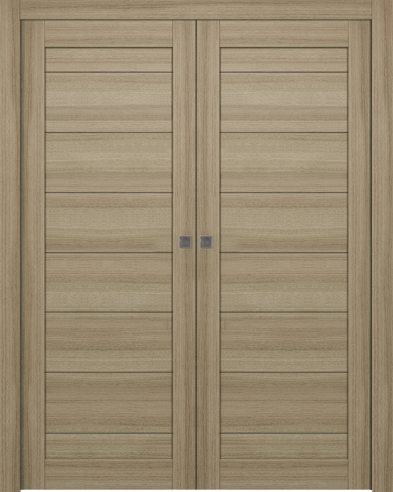 Prefinished Ermi Shambor Modern Interior Double Pocket Door