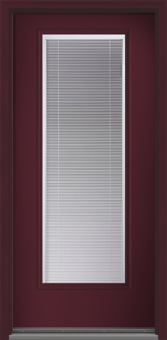 80 Clear Raise/Tilt Smooth Full Lite Fiberglass Single Door , WBD Impact