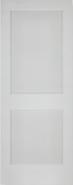 96" Primed 2 Panel Bevel Bead Interior Door, 1-3/8 Thick, PRI1802B2
