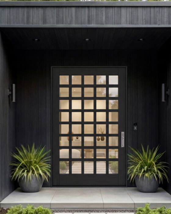 Indexa | Multiple, Full Glass, Full SDL Multiple Contemporary Shaker Pivot Door