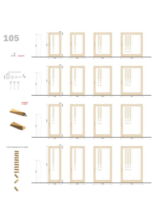 Mahogany KASK SDO Contemporary Modern Shaker Impact-Rated Pivot Door
