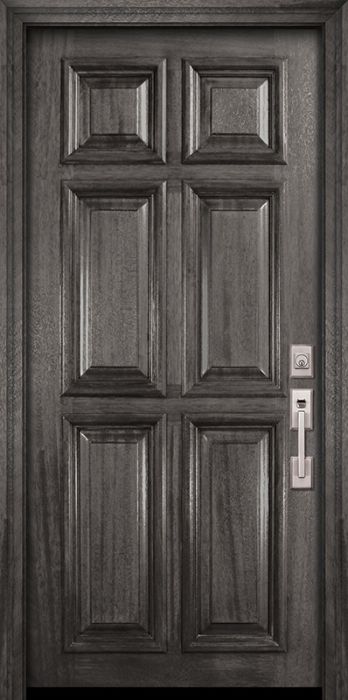 36" x 80" 6 Panel DoorCraft Mahogany Door