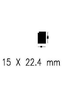 Mahogany (Meranti) Shaker Bead 0.59x0.88x108 for Uni