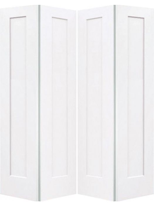 80" Madison Shaker Hollow Core Smooth Bifold 4 Door